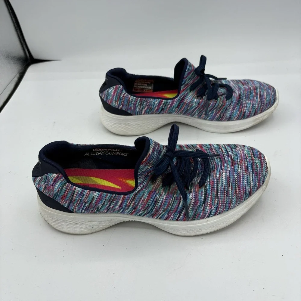Skechers Shoes Womens Size 7 Go Walk Slip On Sneakers 14902 Goga Max‎